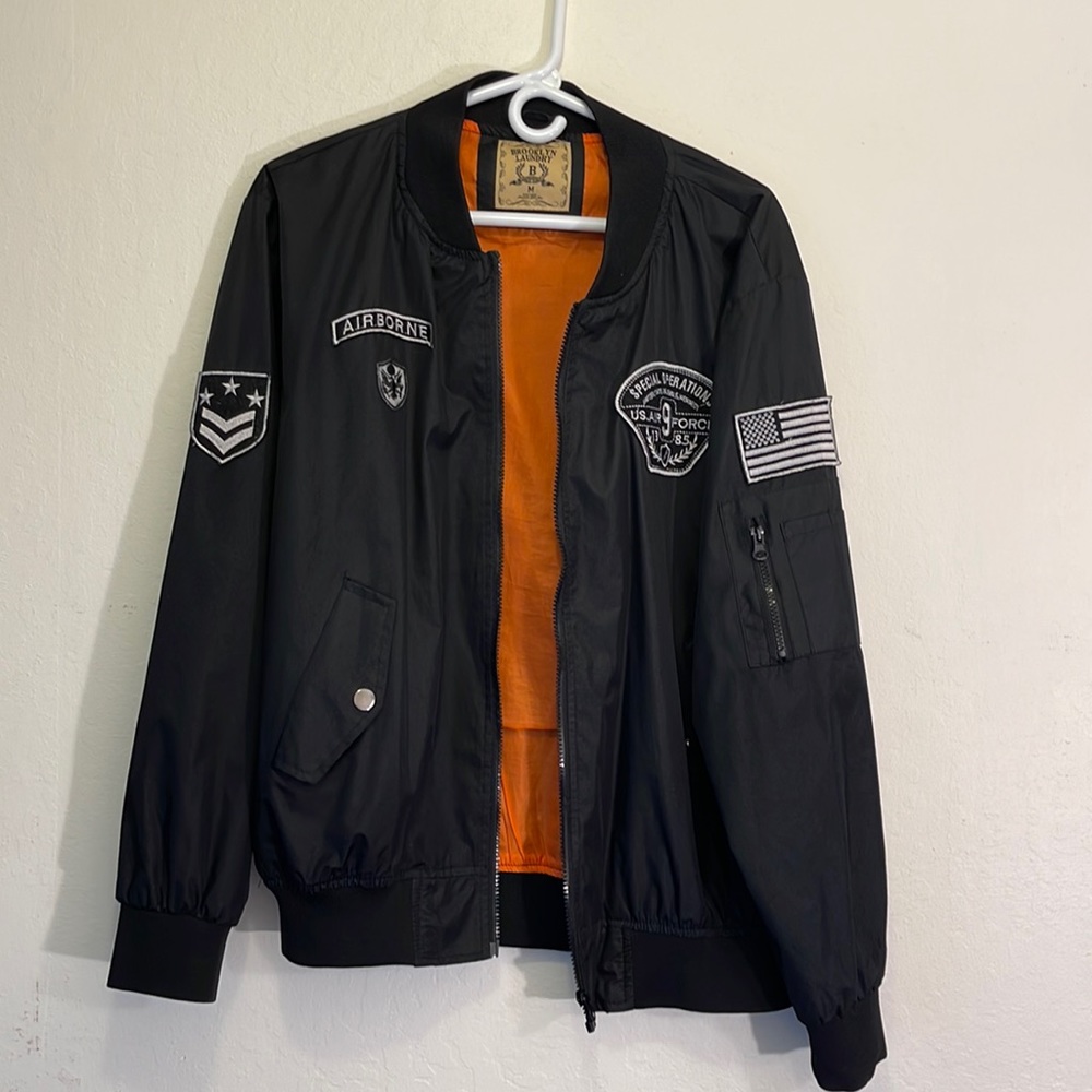 Brooklyn Laundry Bomber Jacket Size M condition 9.5/10